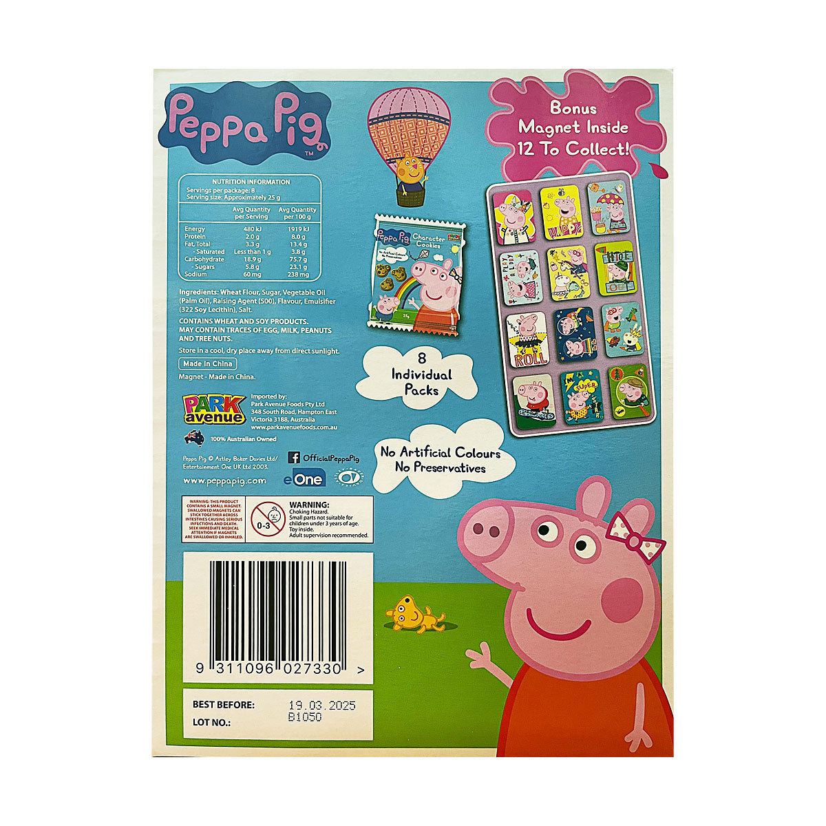 Cookies Peppa Pig Character 200g