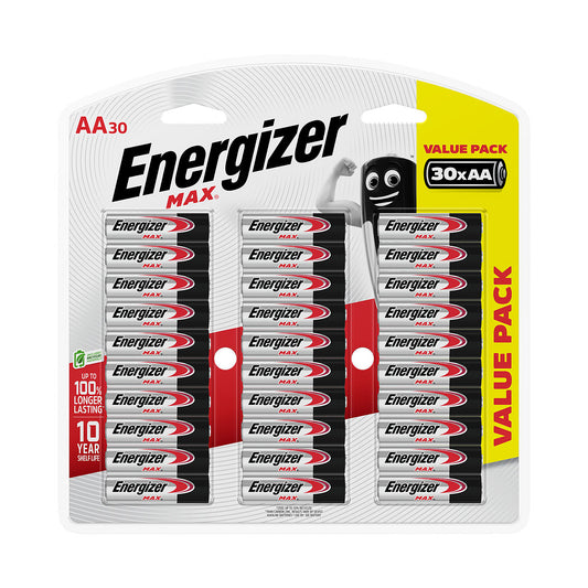 Energizer Max AA Value Pack 30pk