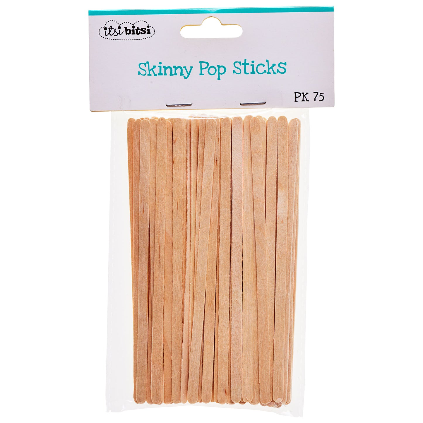 Skinny Wooden Stickers 75pk