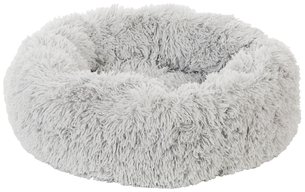 Sammantha Pet Bed Fluffy Grey/Pink - Dog Bed