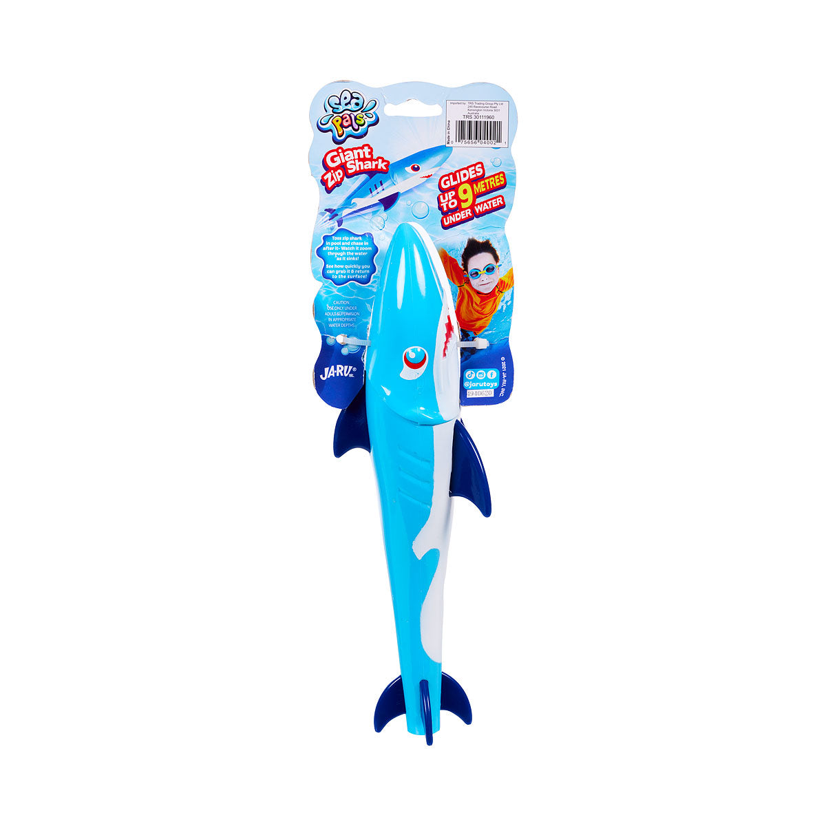 Sea Pals Giant Zip Shark