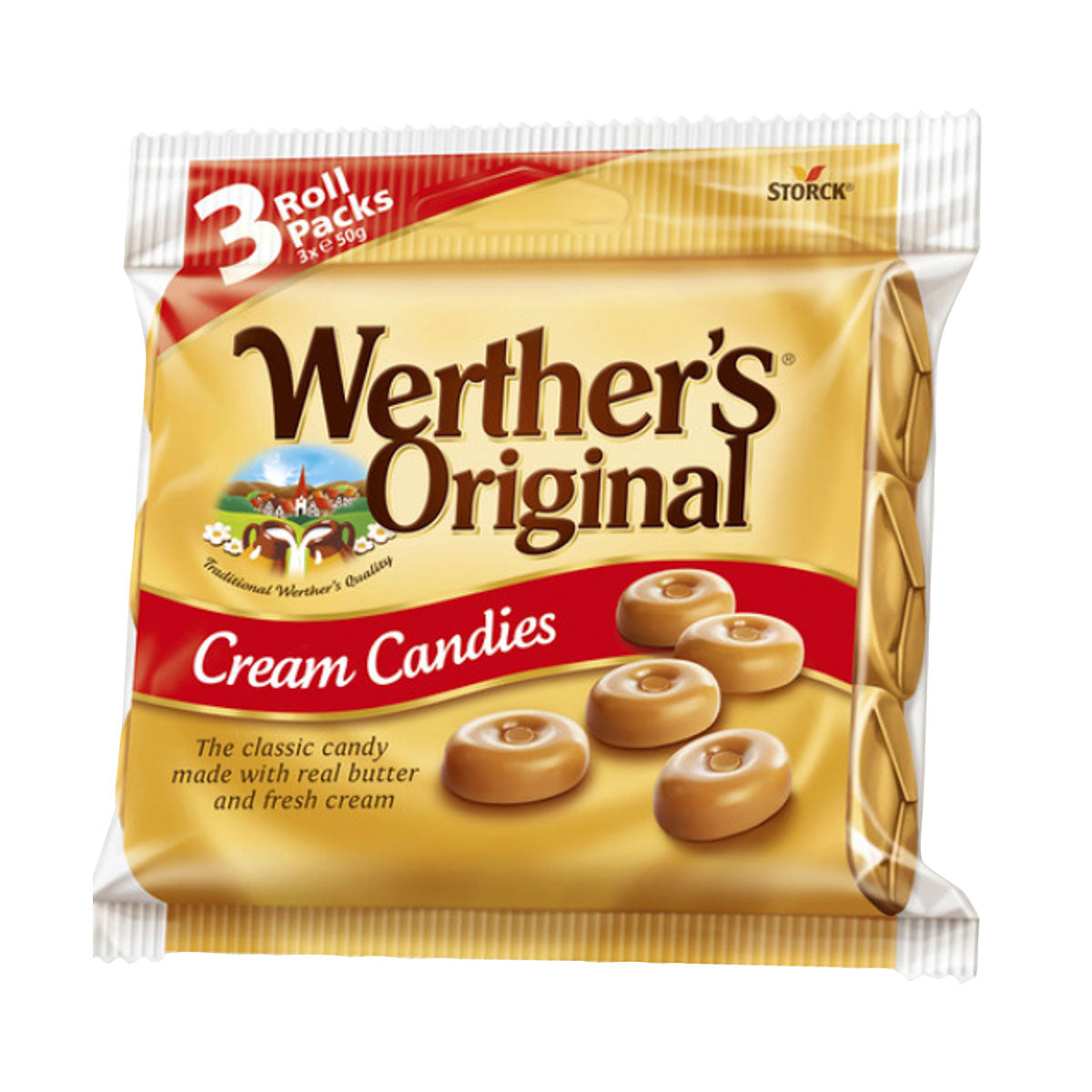 Werther's Original Roll 3pk