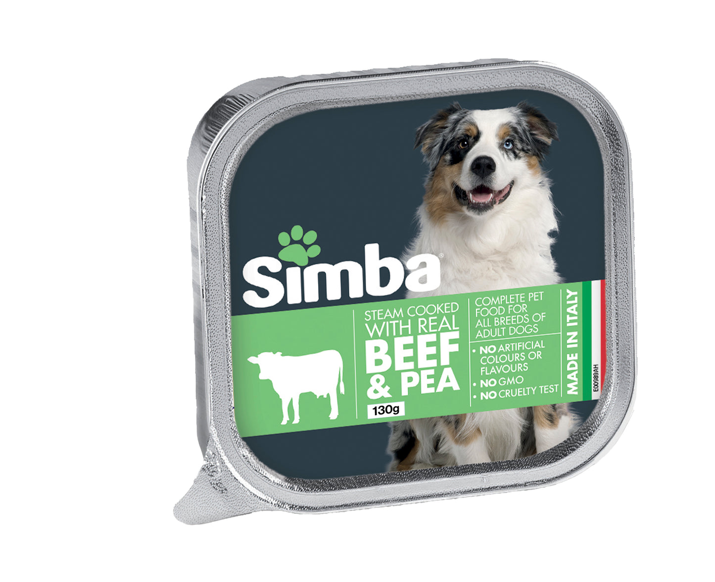 Simba Dog Food Beef & Pea 130g