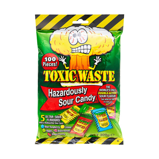 Toxic Waste Sour Candy Bag 300g