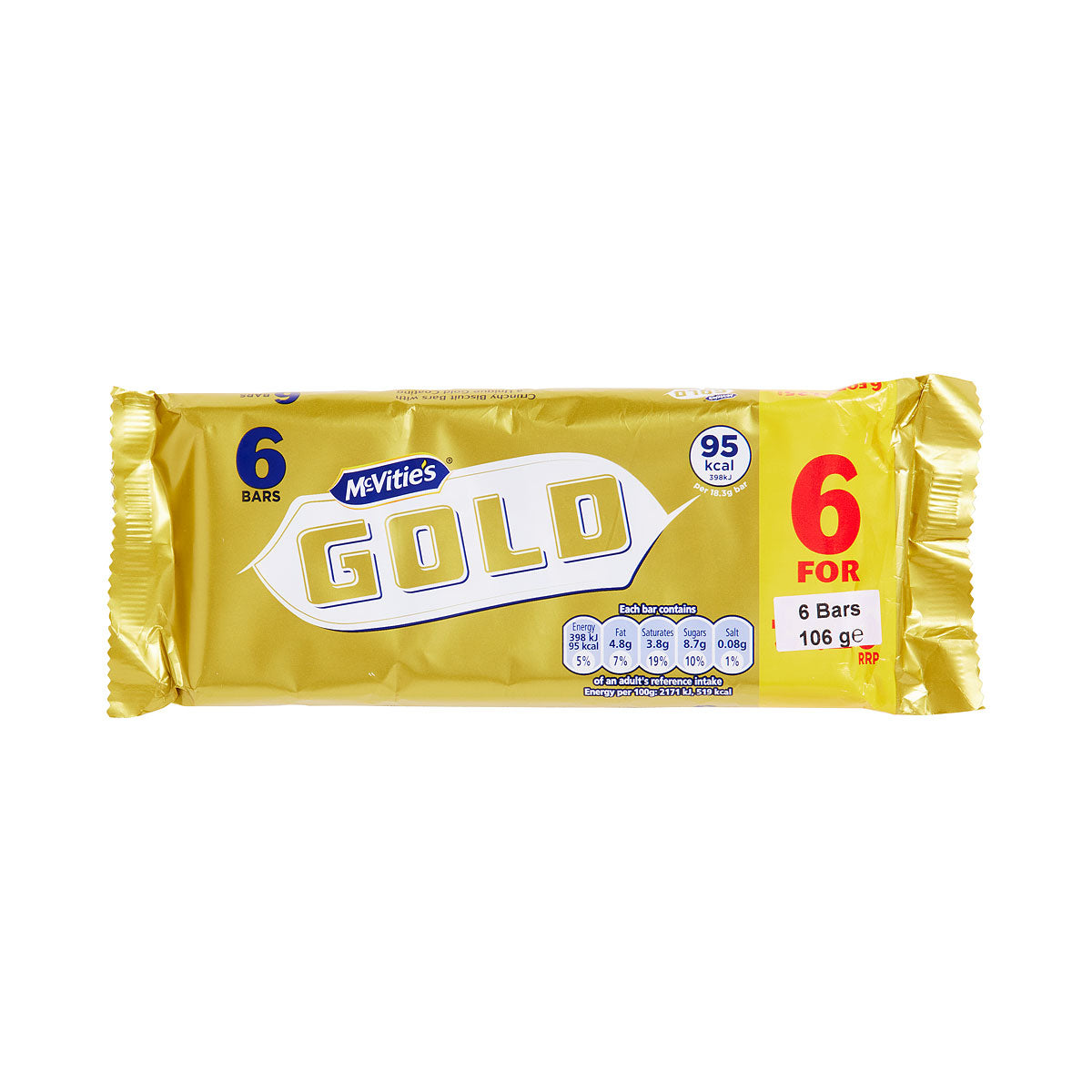 McVitie's Gold 6pk 106g