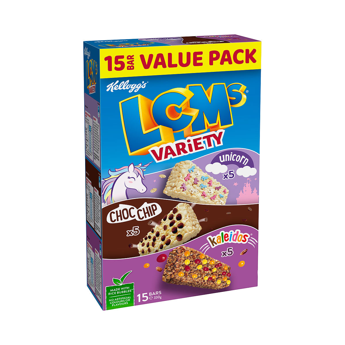 Kellogg's LCMs Choc Chip Variety Value Pack 15pk 330g