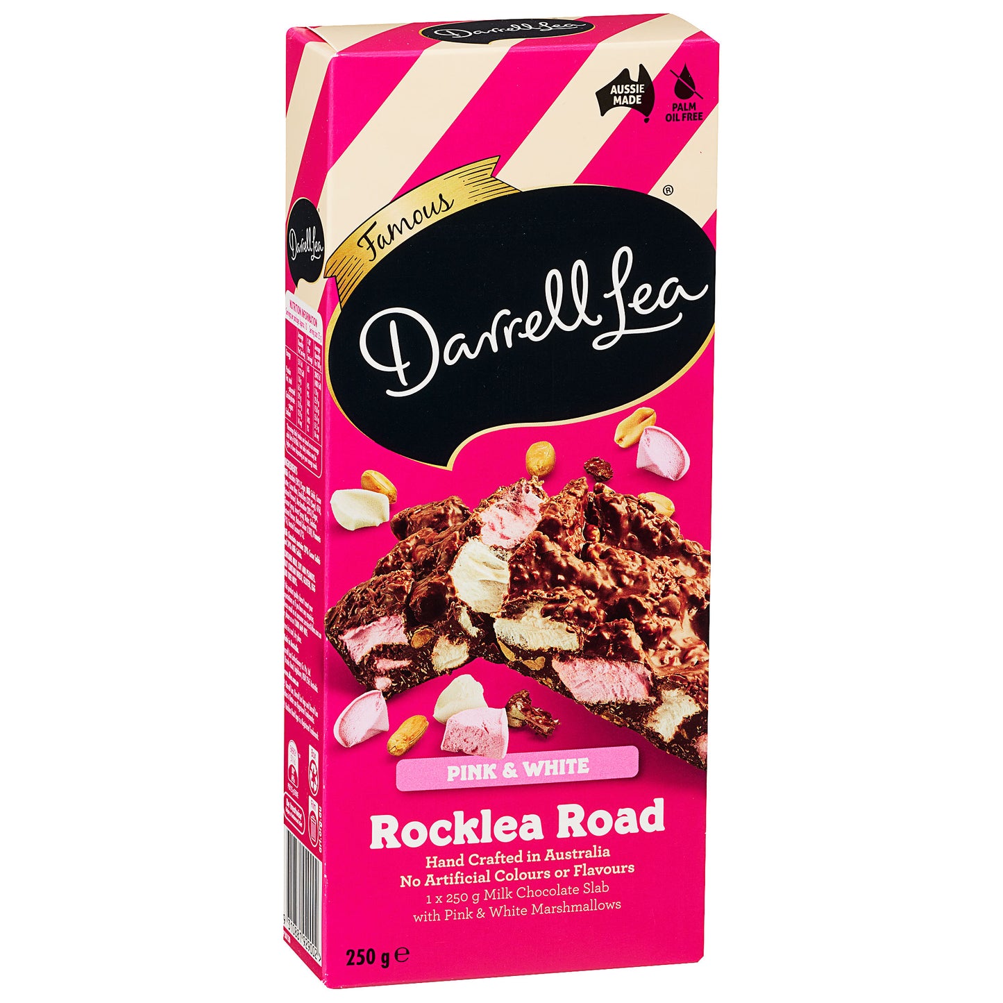 Darrell Lea Rocklea Road Pink & White 250g