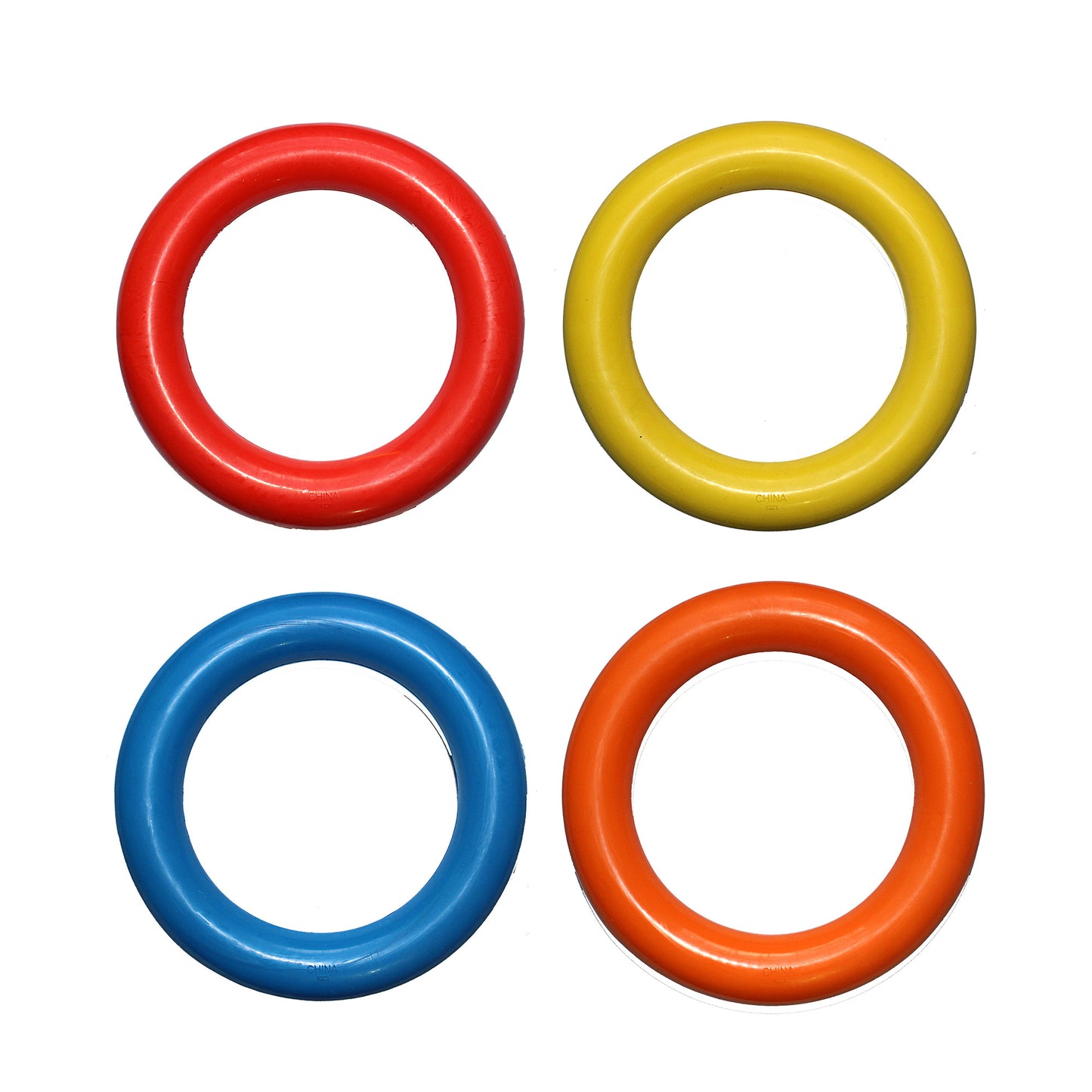 Pet Toy Large Rubber Ring Assorted Colours