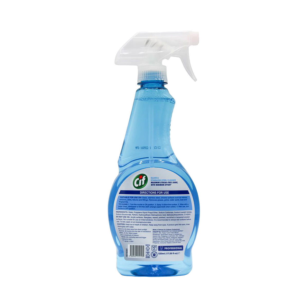 CIF Professional Glass Cleaner 500mL