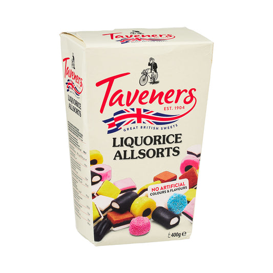 Taveners Liquorice Allsorts Box 400g