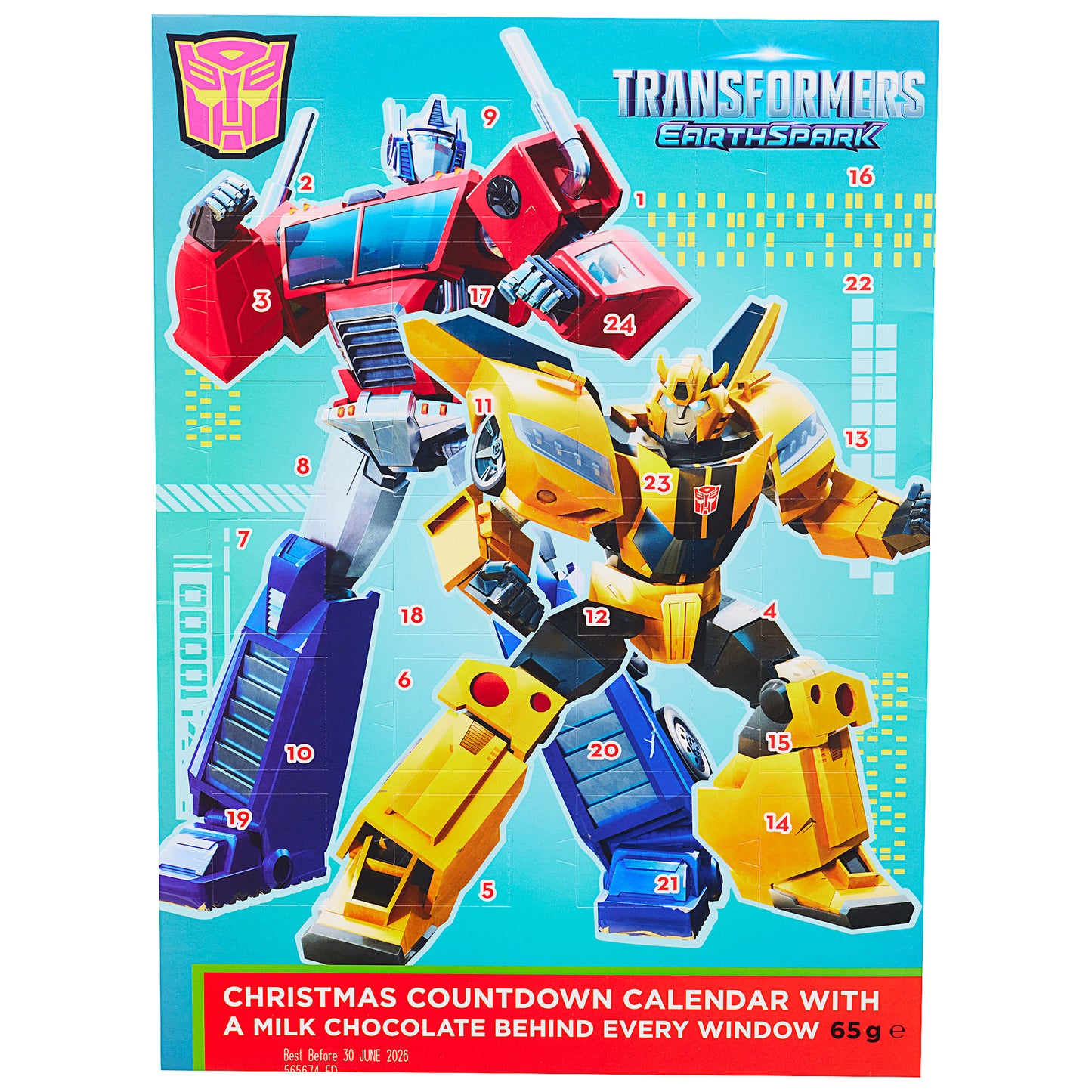 Milk Chocolate Advent Calendar Barbie/Transformers 40g