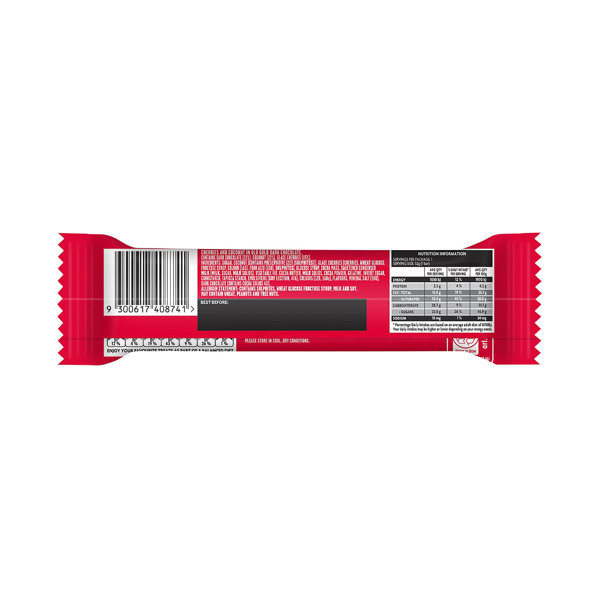 Cherry Ripe 52g