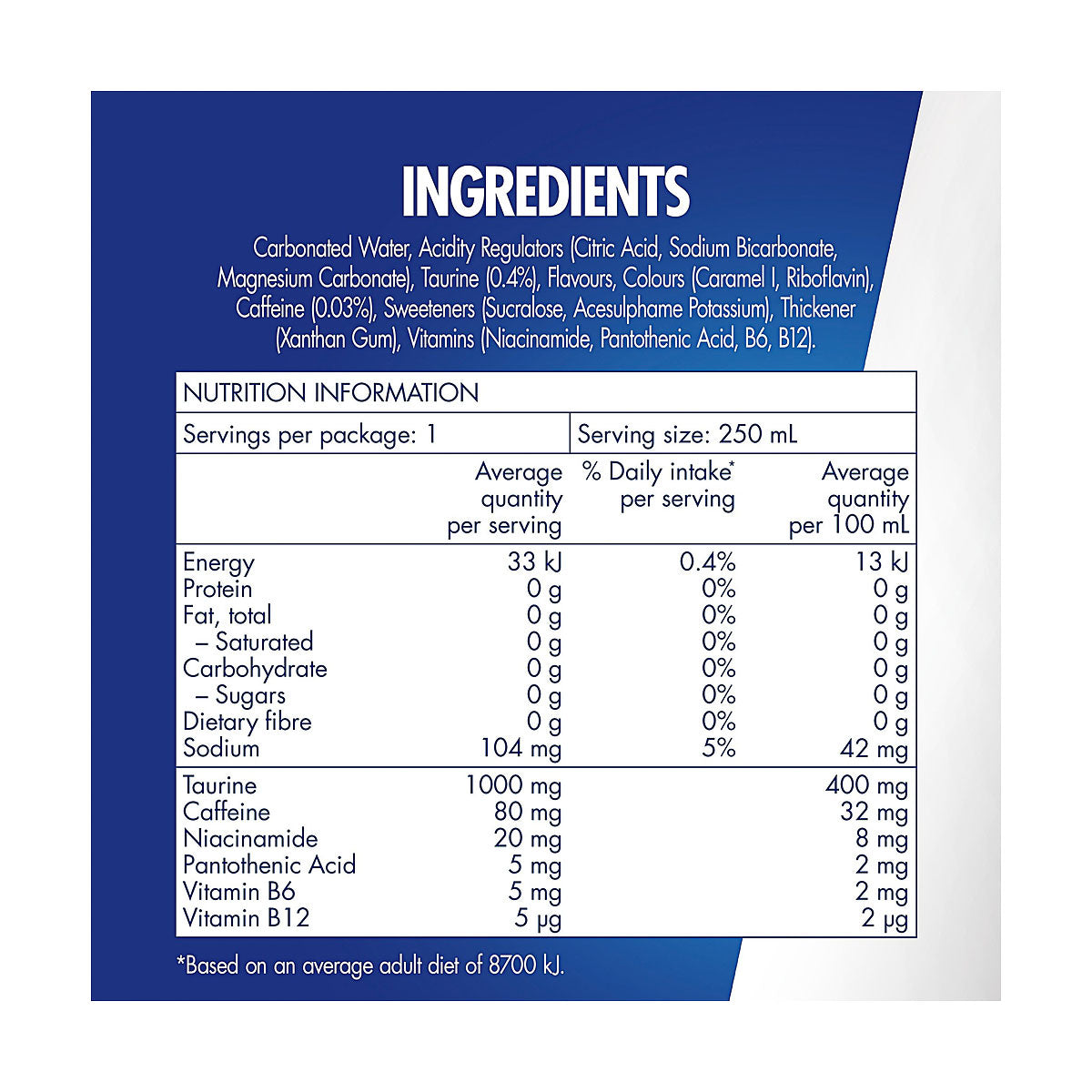 Red Bull Energy Can 250mL