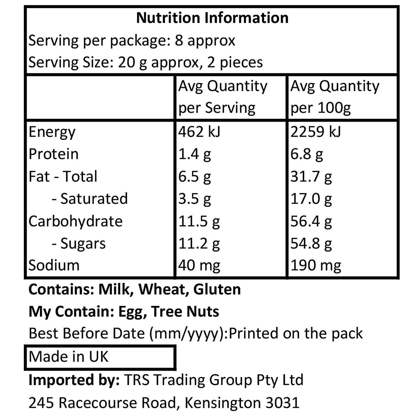 Nestle Dairy Box 162g