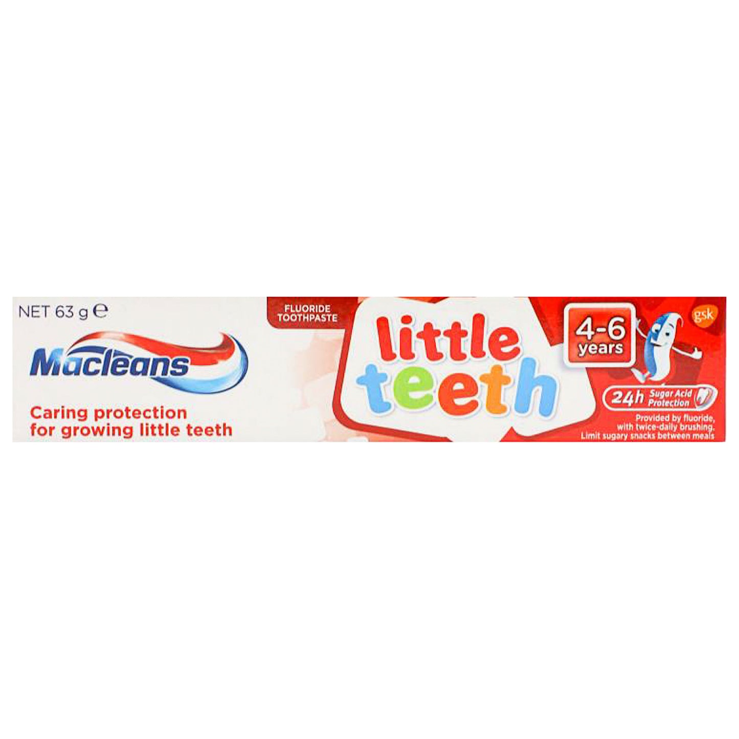 Macleans Toothpaste Litte Teeth 4-6yrs 63g