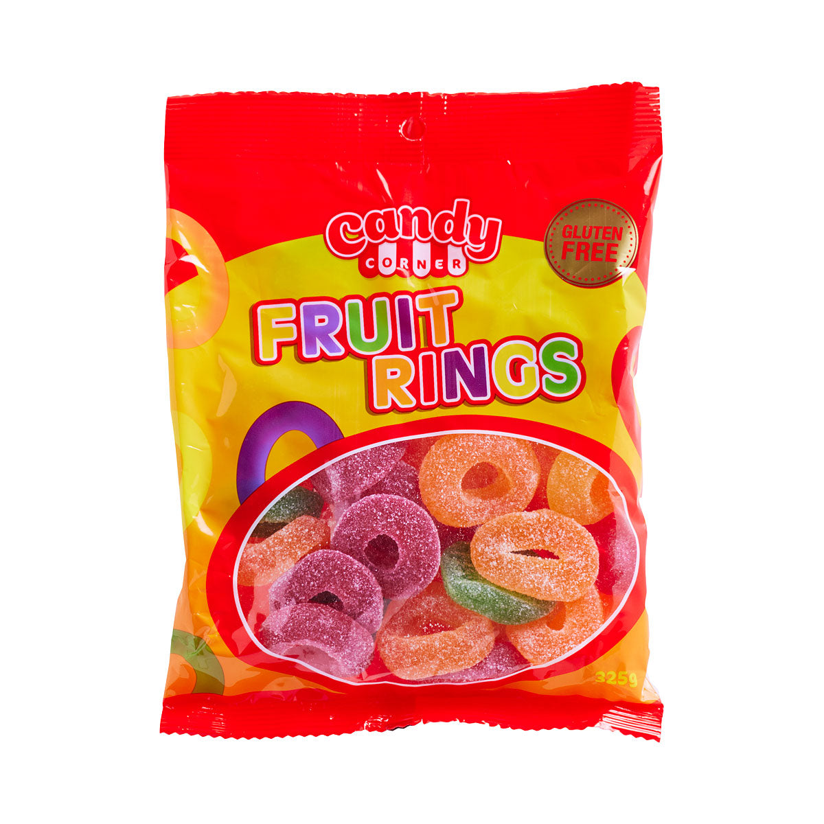 Candy Corner Fruit Rings 325g