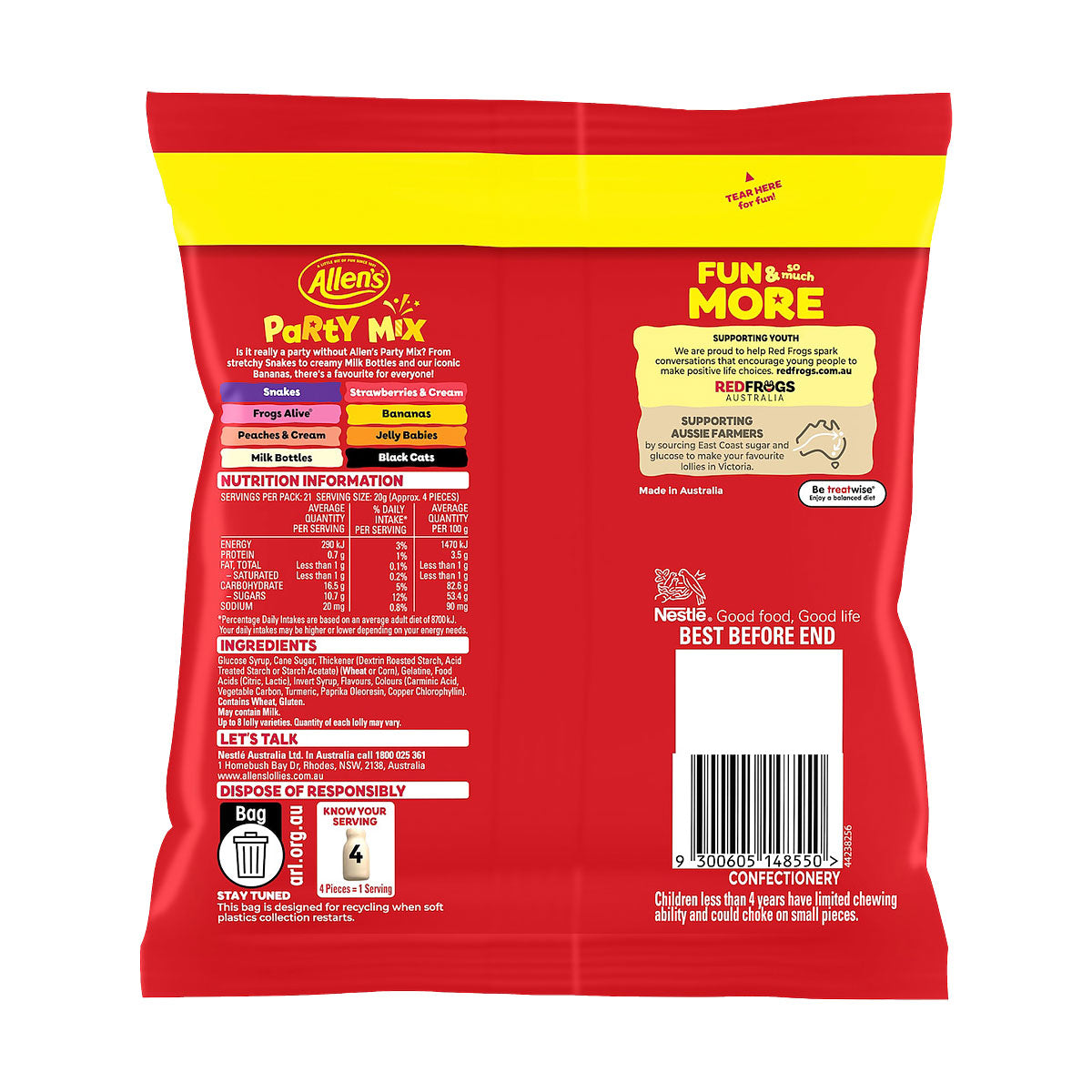 Allens Fam Size Party Mix 420g