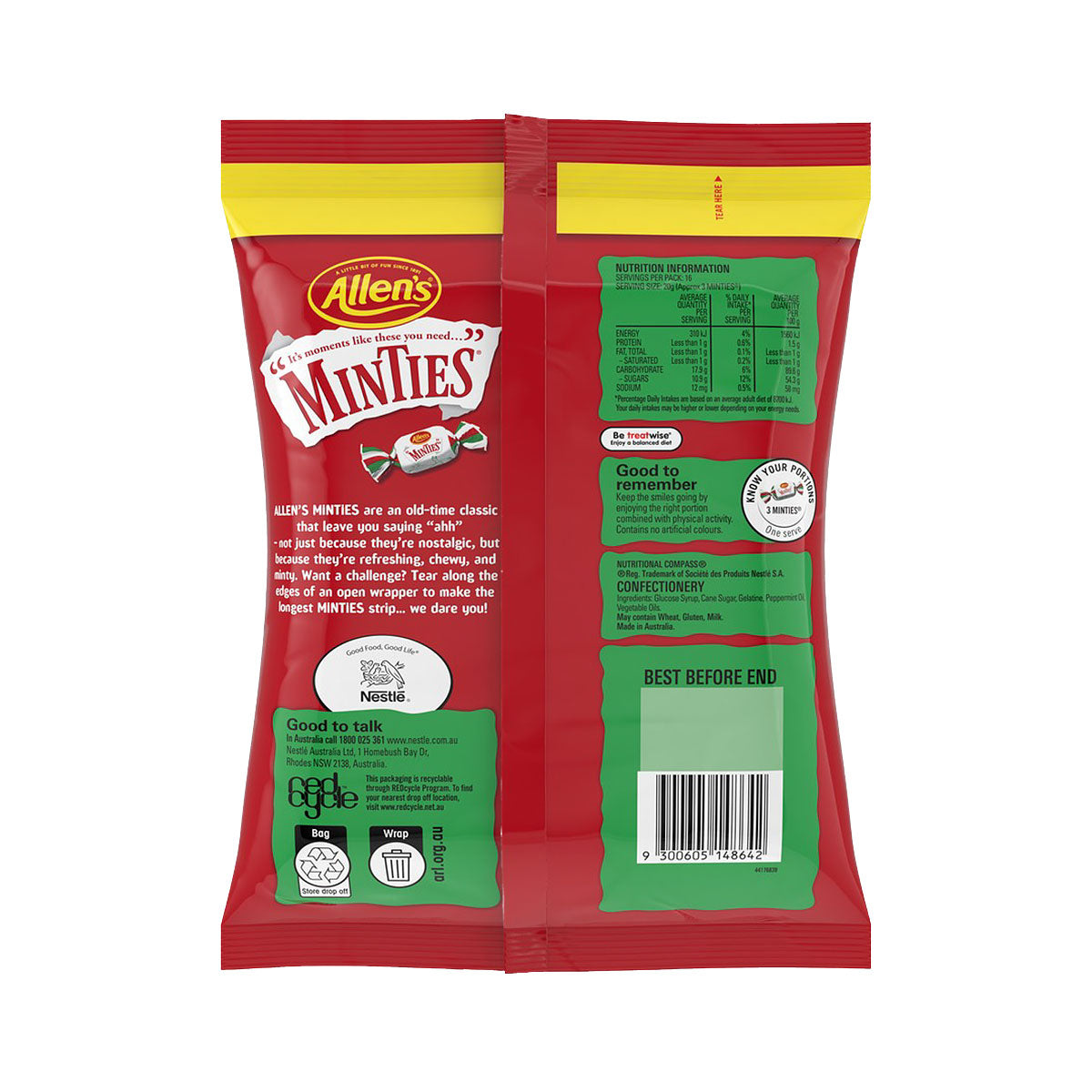 Allens Fam Size Minties 335g