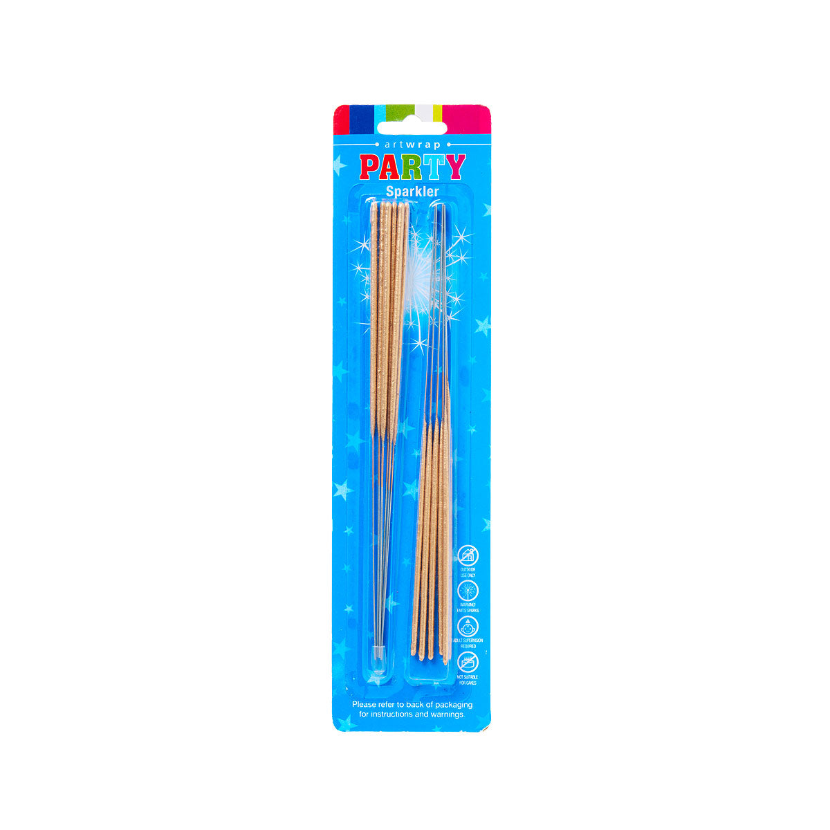 Sparkler Gold 20cm 12pk