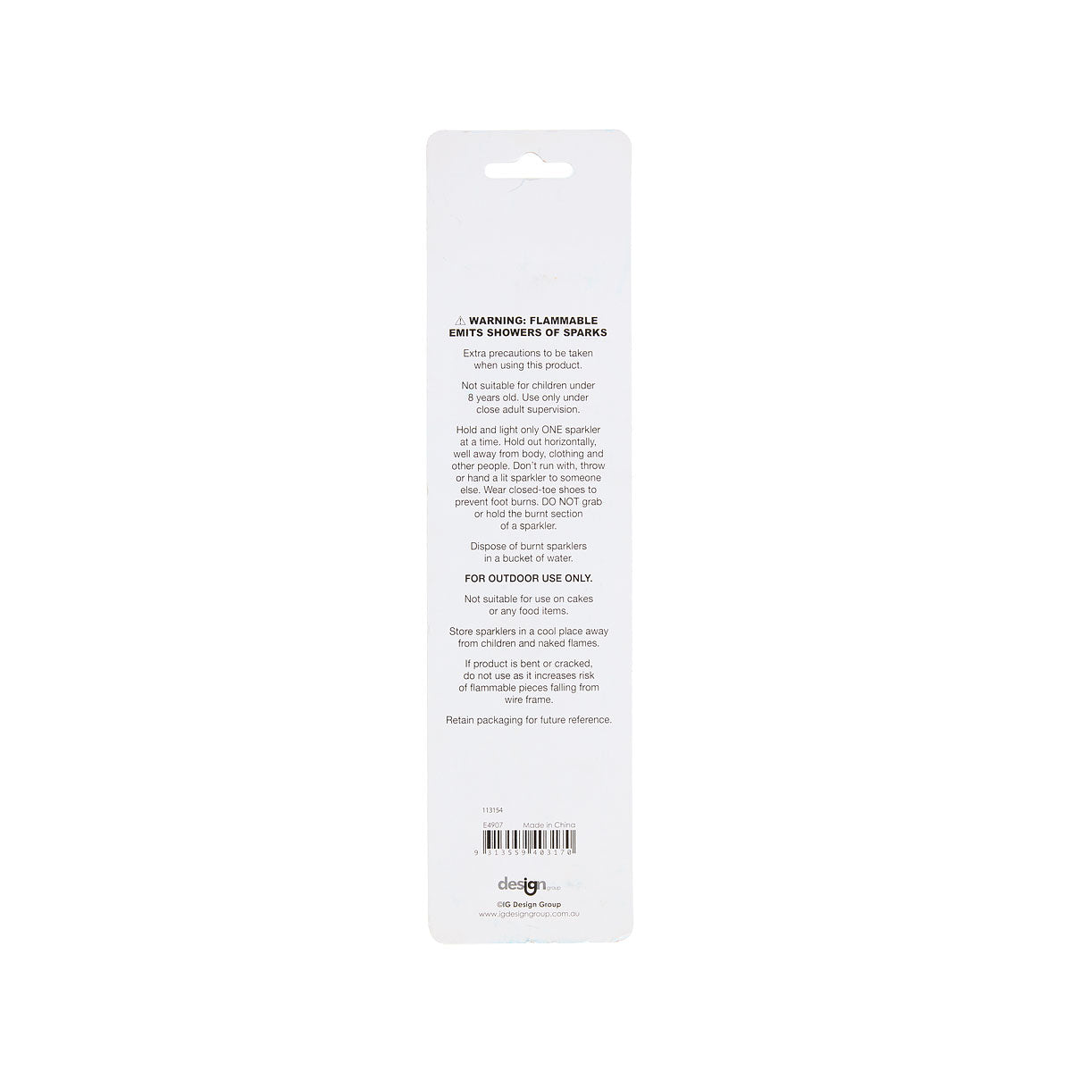 Sparkler Clear Mix 20cm 12pk