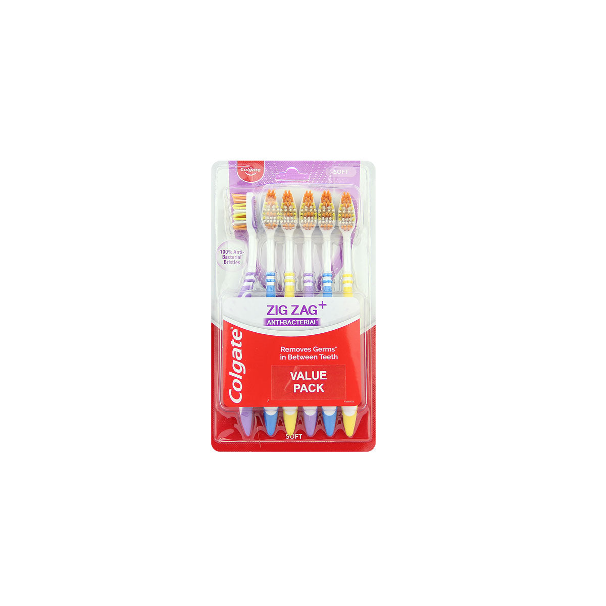 Colgate Zig Zag Toothbrush Soft 6pk