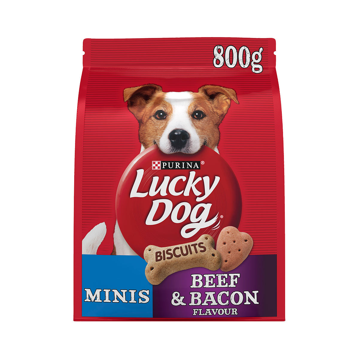 Lucky Dog Minis Beef & Bacon 800g