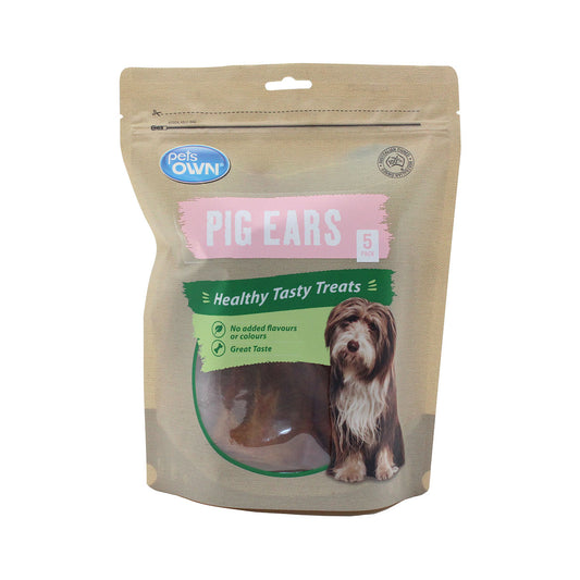 Pets Own Pigs Ears 5pk