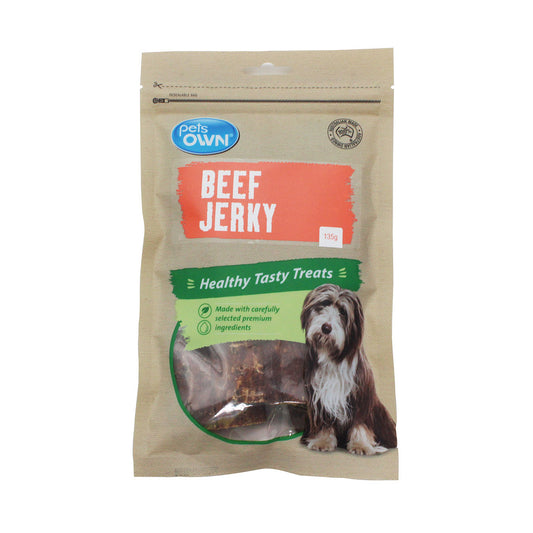Pets Own Beef Jerky 135g