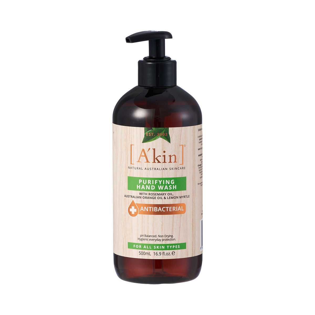 Akin Purifying Hand Wash Antibacterial 500mL