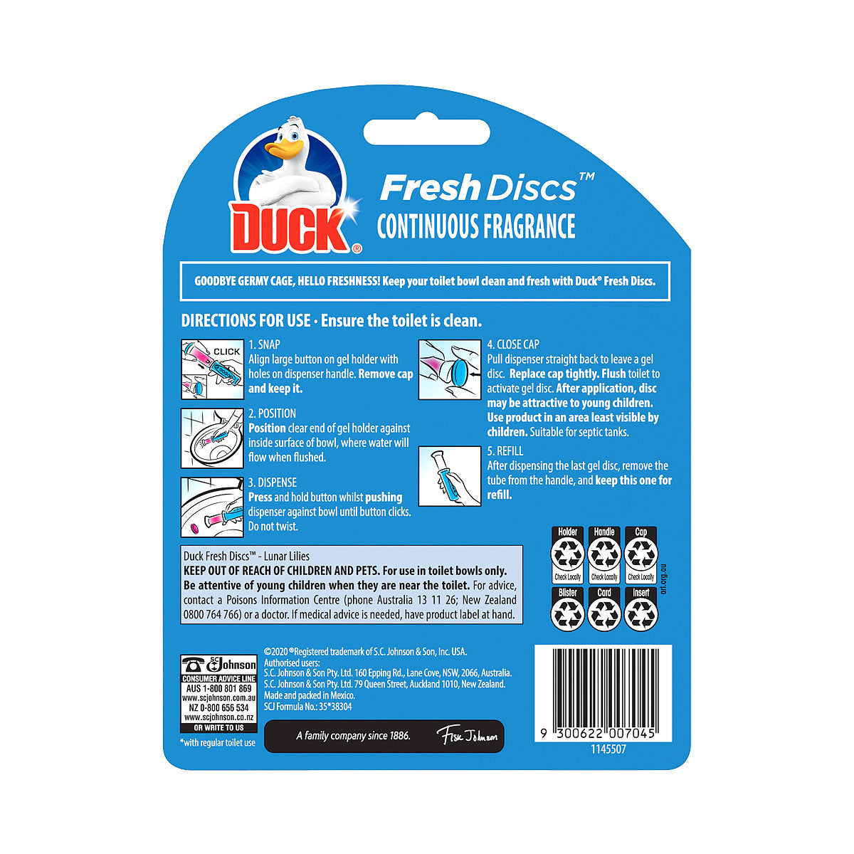 Duck Fresh Discs Lunar Lilies 36mL