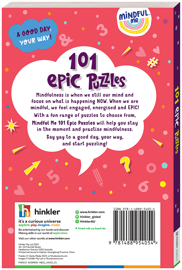 Mindful Me 101 Epic Puzzles