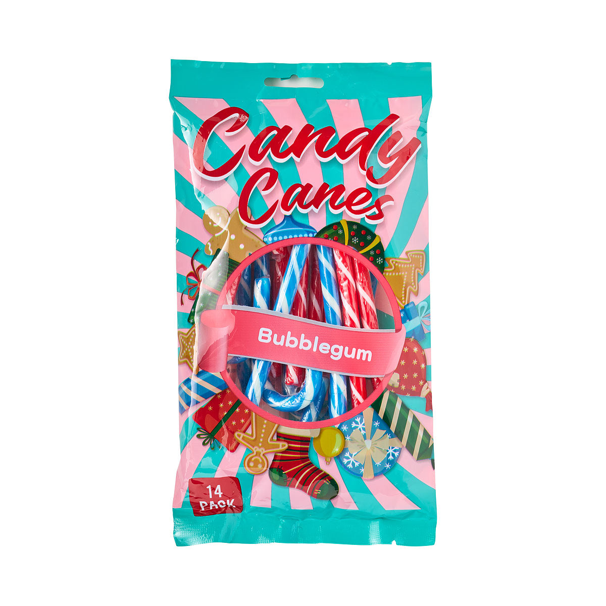 Candy Cane Bubblegum 168g 14pk