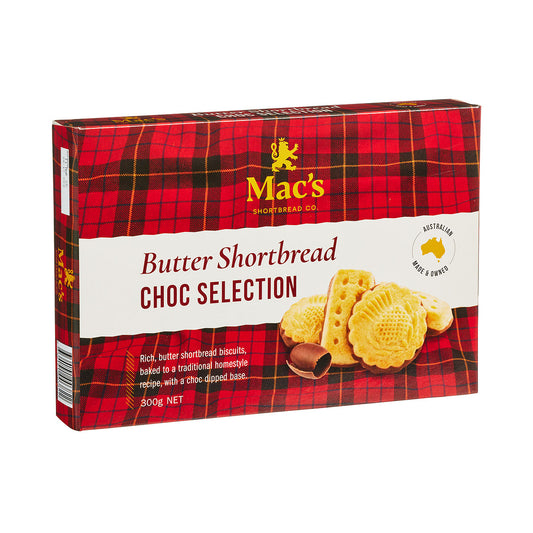 Mac's Chocolate Shortbread Selection 300g