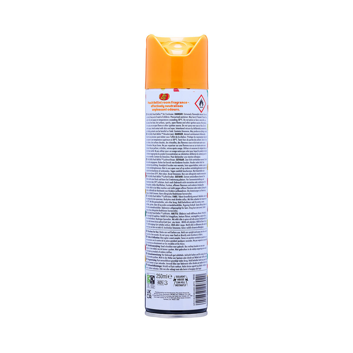 Jelly Belly Air Freshener Spray Bellini 250mL