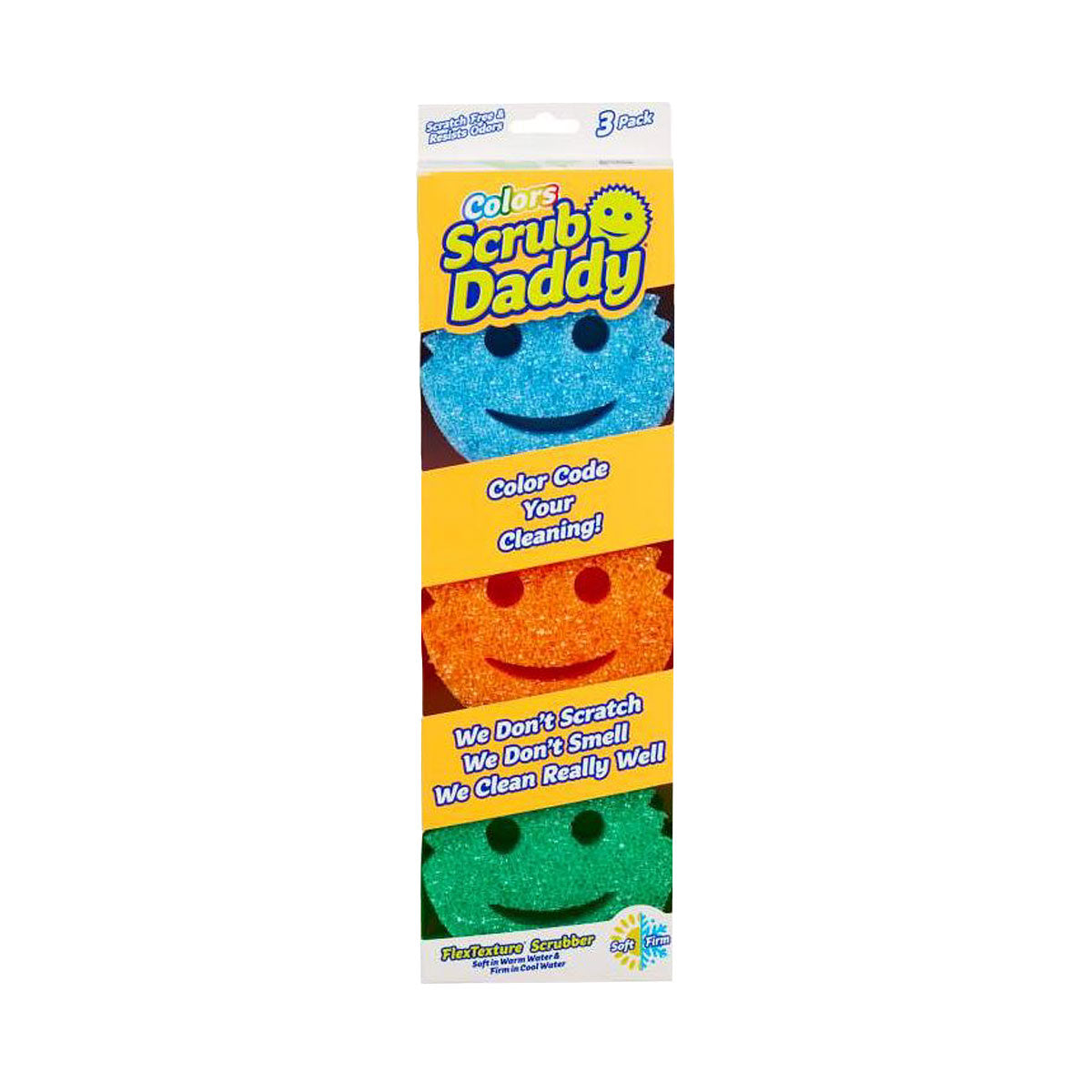 Scrub Daddy Colours 3pk