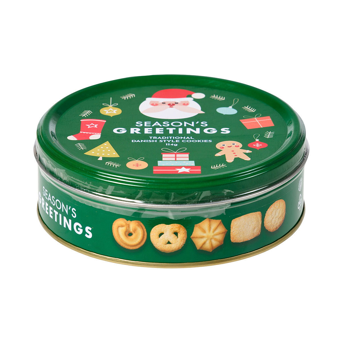 Christmas Butter Cookies Tin 114g