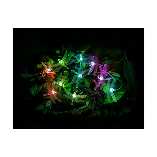 Colourful Changing Solar String Light 10pk
