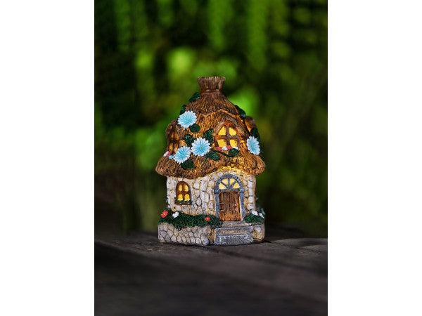 Solar House Garden Statue Assorted