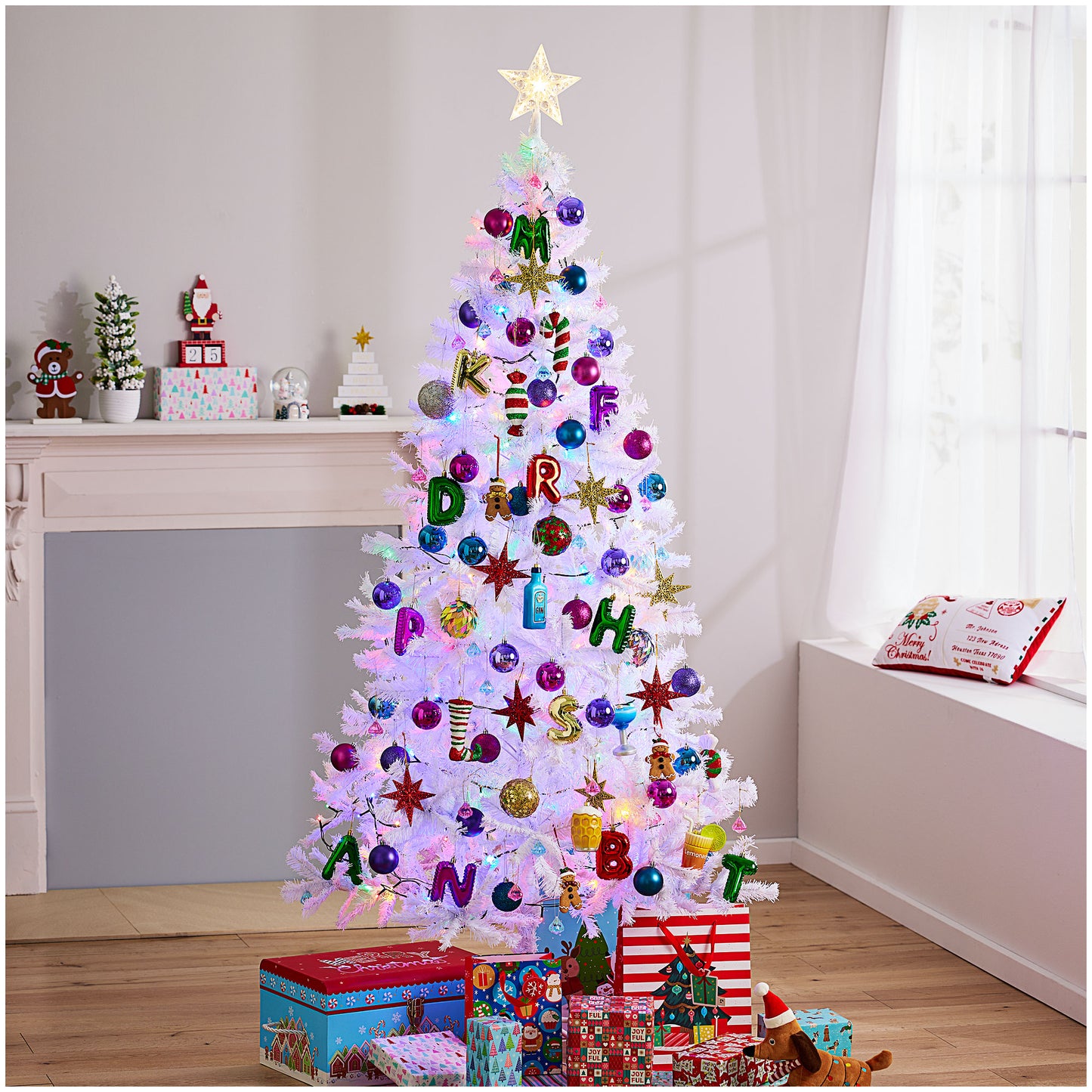 Christmas Tree White 960-Tip 200cm