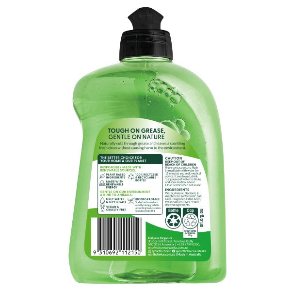 Earth Choice Ultra Dishwashing Liquid Tea & Lime 500mL
