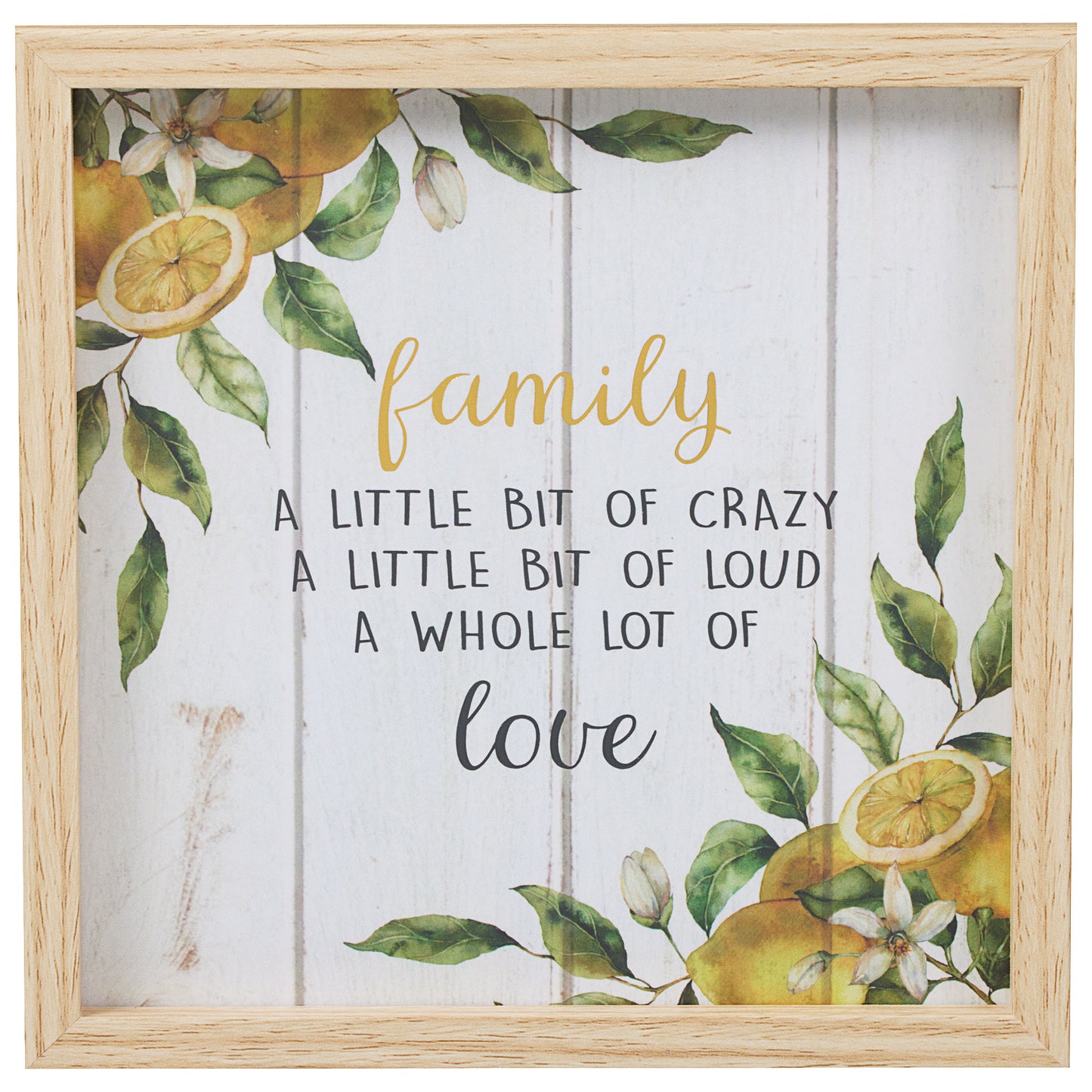 Family Lemon Theme Mini Frame