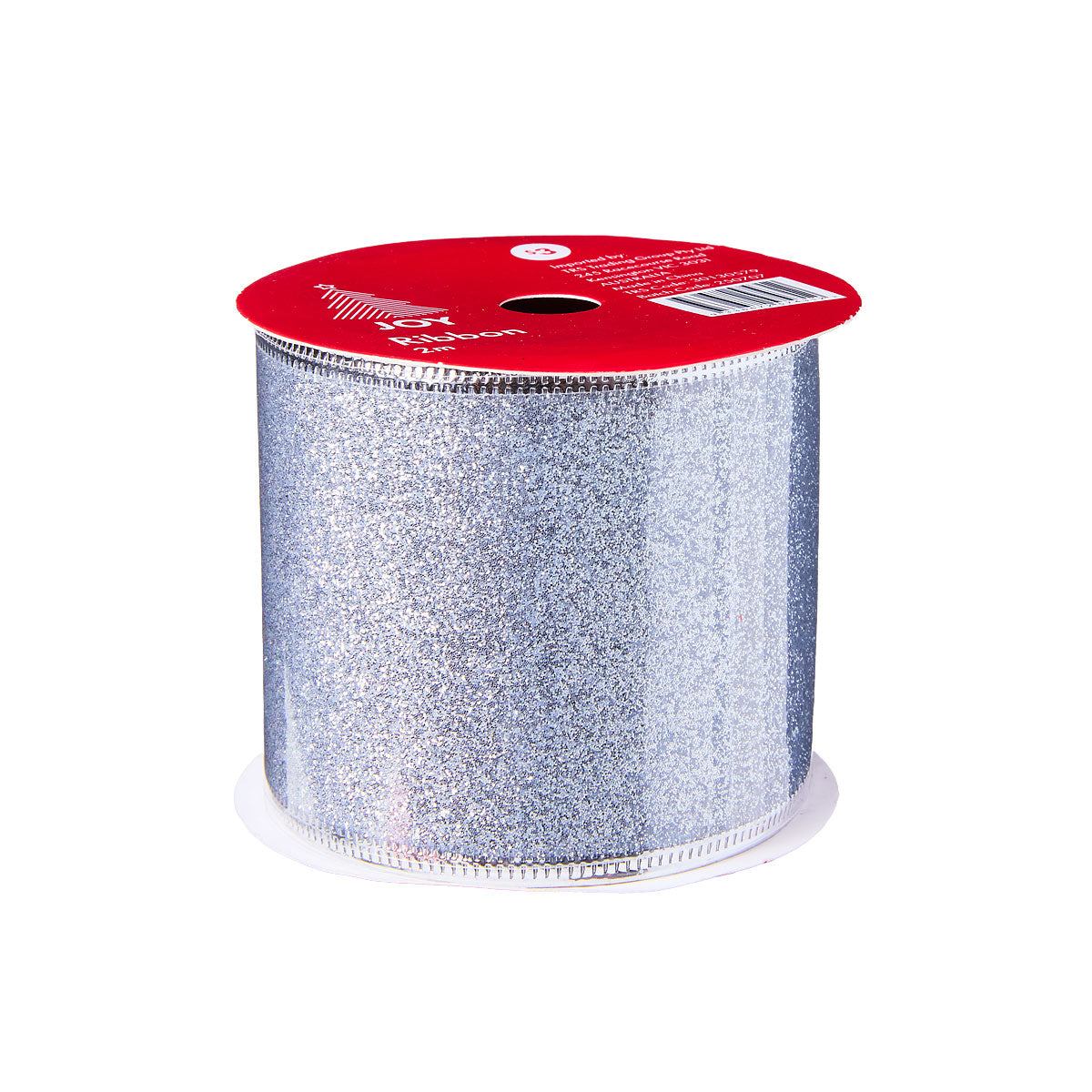 Christmas Ribbon Glitter 6.3cm x 2M