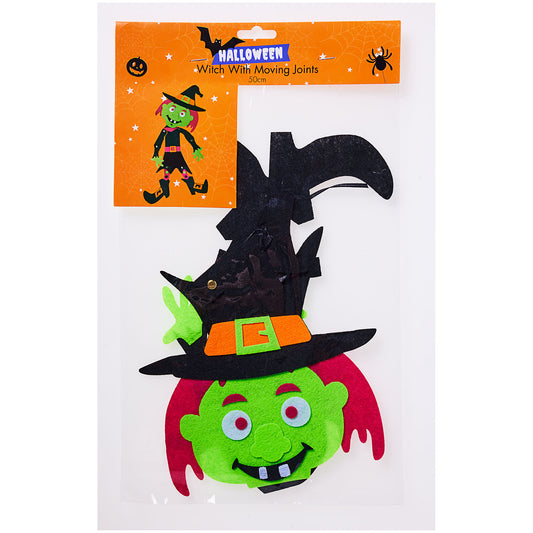 Halloween Felt Decoration With Moving Joints Assorted