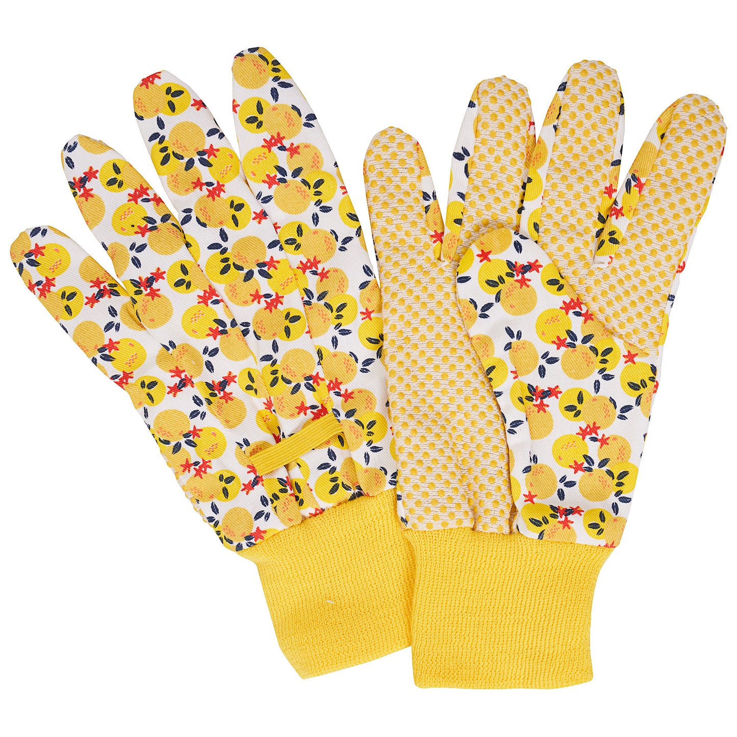 Cotton Grip Garden Gloves Medium Assorted Styles