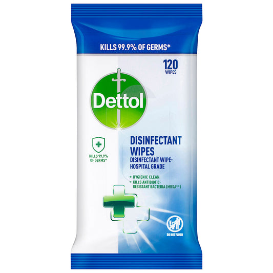 Dettol Disinfectant Wipes 120pk