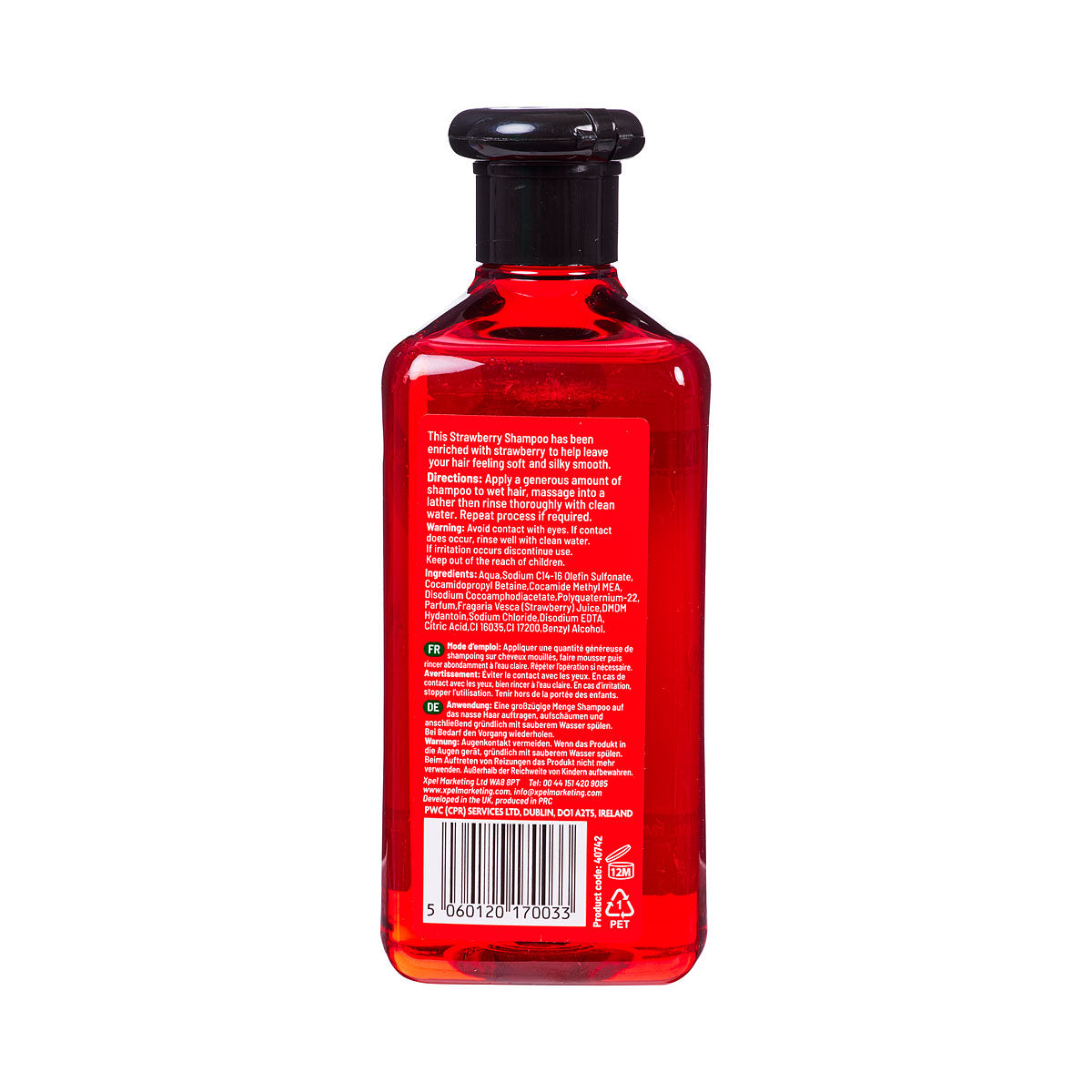 XHC Strawberry Shampoo 400mL