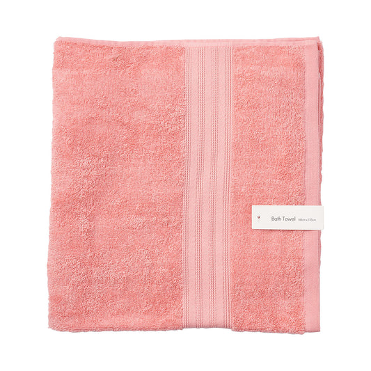 Bath Towel Pink 68x135cm