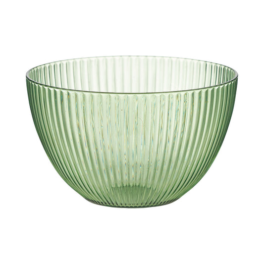 Ribbed Acrylic Small Bowl Green/Blue