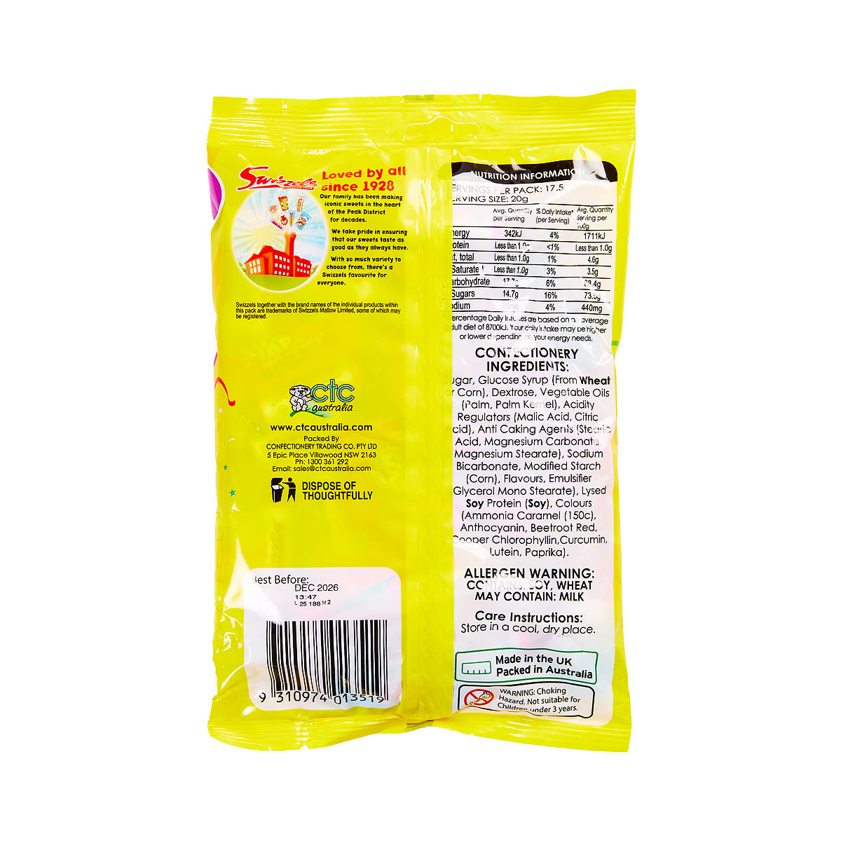 Swizzels Scrumptious Sweets 350g