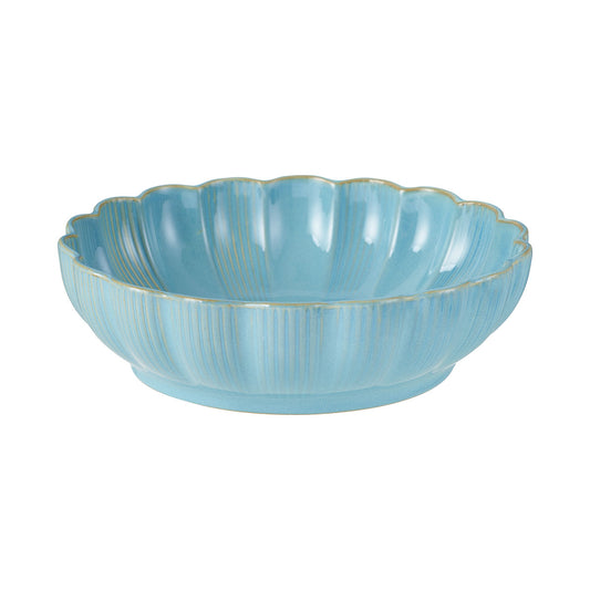 Flower Reactive Serving Bowl 25cm Assorted
